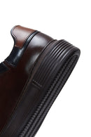 Erkek Kahverengi Deri Kalın Tabanlı Sneaker | Derimod Erkek Kahverengi Deri Kalın Tabanlı Sneaker | Derimod