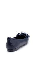 Women's Leather Bead Detailed Ballerinas | Derimod Women's Leather Bead Detailed Ballerinas | Derimod