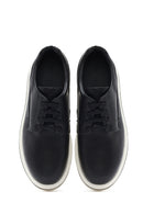 Men's Black Lace-up Leather Casual Shoes | Derimod Men's Black Lace-up Leather Casual Shoes | Derimod