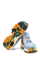 Kadın Yüksek Tabanlı Desenli Sneaker | Derimod Kadın Yüksek Tabanlı Desenli Sneaker | Derimod