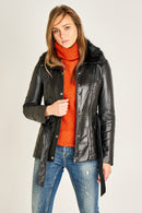 Garcia Kadın Deri Ceket | Derimod Garcia Kadın Deri Ceket | Derimod