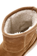 Women's Tan Suede Leather Boots | Derimod Women's Tan Suede Leather Boots | Derimod