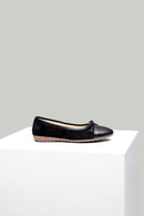 Siyah Kadın Deri Babet | Derimod Siyah Kadın Deri Babet | Derimod