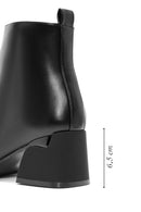 Women's Black Zippered Heeled Boots | Derimod Women's Black Zippered Heeled Boots | Derimod