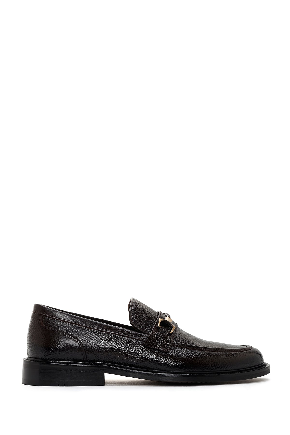 Erkek Kahverengi Deri Klasik Loafer 24SFD6015FT | Derimod