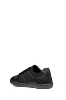 Geox Men's Black Elver Zipper Detailed Lace-Up Leather Casual Shoes | Derimod Geox Men's Black Elver Zipper Detailed Lace-Up Leather Casual Shoes | Derimod