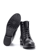 Women's Studded Detailed Leather Boots | Derimod Women's Studded Detailed Leather Boots | Derimod