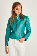 Viola Kadın Deri Ceket | Derimod Viola Kadın Deri Ceket | Derimod