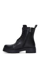 Women's Black Leather Boots | Derimod Women's Black Leather Boots | Derimod