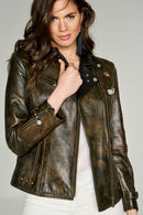 Ida Kadın Deri Ceket | Derimod Ida Kadın Deri Ceket | Derimod