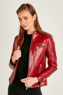 Mystery Kadın Deri Ceket | Derimod Mystery Kadın Deri Ceket | Derimod