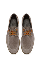 Erkek Bej Bağcıklı Süet Deri Casual Ayakkabı | Derimod Erkek Bej Bağcıklı Süet Deri Casual Ayakkabı | Derimod