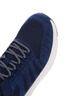 Derimod Zero Erkek Lacivert Bağcıklı Kalın Tabanlı Kumaş Sneaker | Derimod Derimod Zero Erkek Lacivert Bağcıklı Kalın Tabanlı Kumaş Sneaker | Derimod