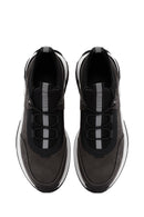 Erkek Gri Bağcıklı Nubuk Deri Casual Sneaker | Derimod Erkek Gri Bağcıklı Nubuk Deri Casual Sneaker | Derimod