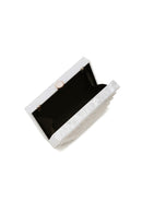 Women's White Long Strap Mini Clutch Bag | Derimod Women's White Long Strap Mini Clutch Bag | Derimod