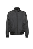 Geox Men's Anthracite M Vincit Zippered Jacket | Derimod Geox Men's Anthracite M Vincit Zippered Jacket | Derimod