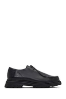 Woman Black Lace-up Leather Masculine Shoes | Derimod Woman Black Lace-up Leather Masculine Shoes | Derimod
