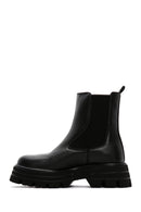 Women's Black Thick Soled Chelsea Boots | Derimod Women's Black Thick Soled Chelsea Boots | Derimod