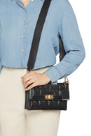 Geox Kadın Siyah Veriana Uzun Askılı Kapitone Deri Çapraz Çanta | Derimod Geox Kadın Siyah Veriana Uzun Askılı Kapitone Deri Çapraz Çanta | Derimod