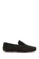 Erkek Haki Süet Deri Loafer | Derimod Erkek Haki Süet Deri Loafer | Derimod