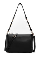 Women's Black Chain Strap Shoulder Bag | Derimod Women's Black Chain Strap Shoulder Bag | Derimod