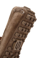 Erkek Vizon Süet Deri Casual Loafer | Derimod Erkek Vizon Süet Deri Casual Loafer | Derimod