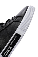 Hammer Jack Men's Black Toscana Leather Sneaker | Derimod Hammer Jack Men's Black Toscana Leather Sneaker | Derimod