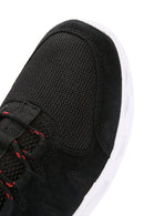Erkek Siyah Bağcıklı Kalın Tabanlı Deri Sneaker | Derimod Erkek Siyah Bağcıklı Kalın Tabanlı Deri Sneaker | Derimod