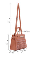 Women's Pink Long Strap Shoulder Bag | Derimod Women's Pink Long Strap Shoulder Bag | Derimod