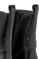 Geox Women's Black Serilda Lace-Up Leather Boots | Derimod Geox Women's Black Serilda Lace-Up Leather Boots | Derimod