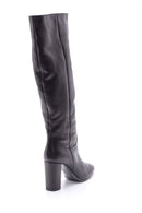 Women's Heeled Leather Boots | Derimod Women's Heeled Leather Boots | Derimod
