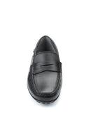 Geox Men's Black U Moner 2Fit Casual Leather Loafer | Derimod Geox Men's Black U Moner 2Fit Casual Leather Loafer | Derimod