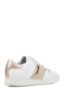 Geox Kadın Beyaz Jaysen Bağcıklı Deri Sneaker | Derimod Geox Kadın Beyaz Jaysen Bağcıklı Deri Sneaker | Derimod