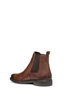 Geox Men's Brown Terence Leather Chelsea Boots | Derimod Geox Men's Brown Terence Leather Chelsea Boots | Derimod