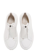 Erkek Beyaz Deri Sneaker | Derimod Erkek Beyaz Deri Sneaker | Derimod