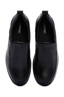 Men's Black Leather Commfort Loafer | Derimod Men's Black Leather Commfort Loafer | Derimod