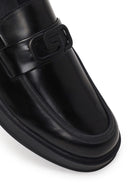 Erkek Siyah Tokalı Deri Casual Loafer | Derimod Erkek Siyah Tokalı Deri Casual Loafer | Derimod