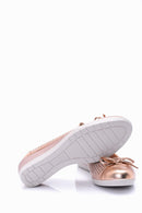 Kadın Pembe Dolgu Tabanlı Ayakkabı | Derimod Kadın Pembe Dolgu Tabanlı Ayakkabı | Derimod