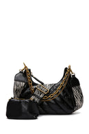 Women's Black Quilted Crossbody Bag | Derimod Women's Black Quilted Crossbody Bag | Derimod