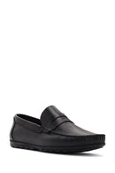 Men's Black Leather Casual Loafer | Derimod Men's Black Leather Casual Loafer | Derimod