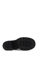 Women's Black Leather Platform Heeled Boots | Derimod Women's Black Leather Platform Heeled Boots | Derimod