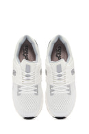 Derimod Zero Erkek Beyaz Kalın Tabanlı Kumaş Sneaker | Derimod Derimod Zero Erkek Beyaz Kalın Tabanlı Kumaş Sneaker | Derimod