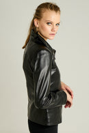 Vera Kadın Deri Ceket | Derimod Vera Kadın Deri Ceket | Derimod