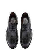 Erkek Siyah Bağcıklı Deri Casual Ayakkabı | Derimod Erkek Siyah Bağcıklı Deri Casual Ayakkabı | Derimod