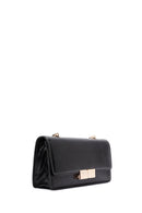 Kadın Siyah Zincir Askılı Kol Çantası | Derimod Kadın Siyah Zincir Askılı Kol Çantası | Derimod