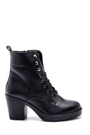 Women's Zippered Heeled Boots | Derimod Women's Zippered Heeled Boots | Derimod
