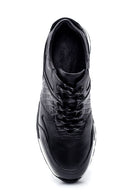 Erkek Deri Kroko Detaylı Sneaker | Derimod Erkek Deri Kroko Detaylı Sneaker | Derimod