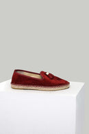 Püskül Detaylı Kadın Deri Espadril | Derimod Püskül Detaylı Kadın Deri Espadril | Derimod