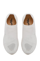 Derimod Zero Women's White Fabric Sneakers | Derimod Derimod Zero Women's White Fabric Sneakers | Derimod