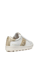 Geox Kadın Vizon D Spherica Ecub - 1 A - Nappa Bağcıklı Deri Sneaker | Derimod Geox Kadın Vizon D Spherica Ecub - 1 A - Nappa Bağcıklı Deri Sneaker | Derimod